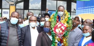 Leaders unhappy with low key return of athletes from Japan