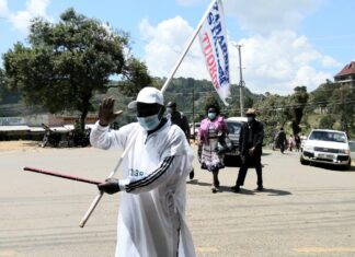Retired chief trecks for 10 days for the love of Kabarnet Stadium
