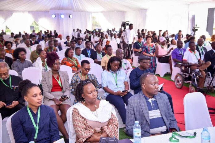 Delegates follow proceedings during the Makerere University and Nyerere at 100 Symposium at Makerere University, Uganda. PHOTO/Daniel Tusiimukye, The Scholar Media Africa.