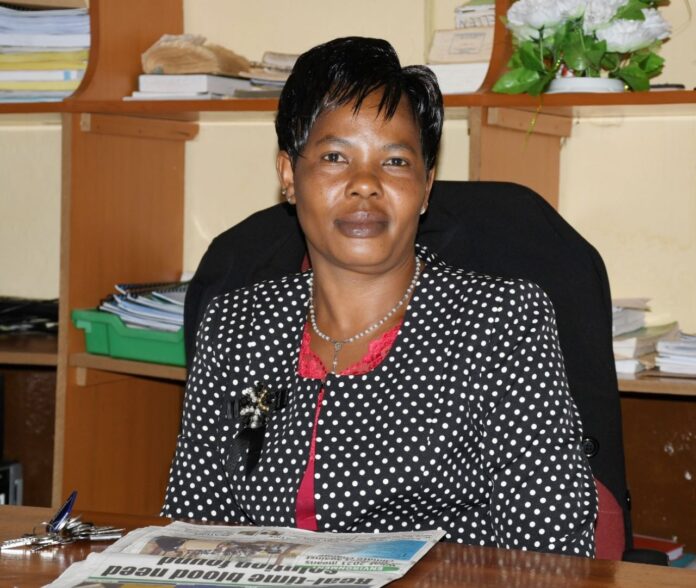 Madam Lydia Onyoni, the late principal of Rangenyo Girls’ High School in West Mugirango Constituency, Nyamira County in a recent interview with The Scholar Media Africa at her office. PHOTO/Dan Nyamanga, The Scholar Media