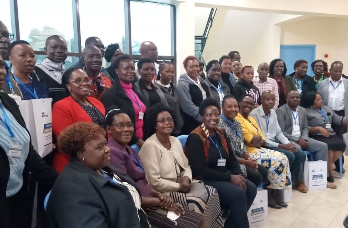 Delegates pose for a group photo on the conference's first day. PHOTO/Kisii University Media.