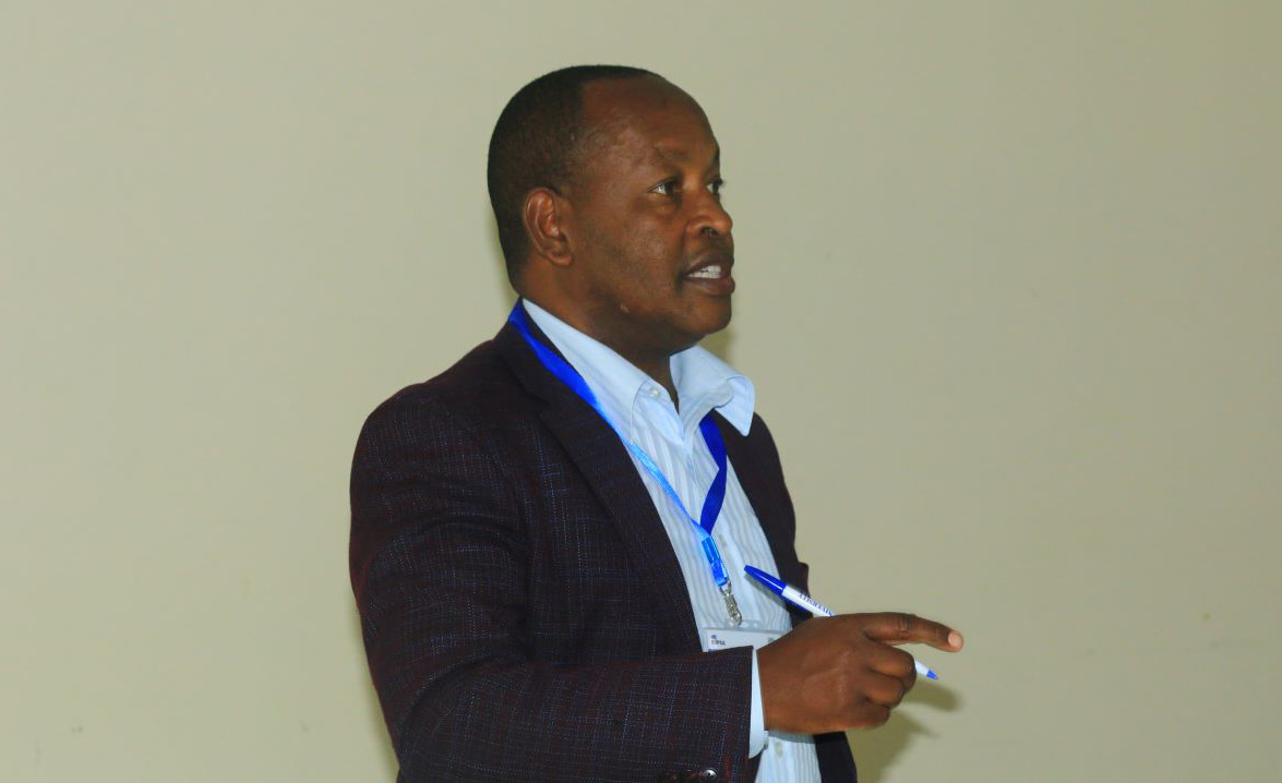 Mr. Francis Gacheru, a counselor at Chuka University. He moderated the conference. PHOTO/Kisii University Media.