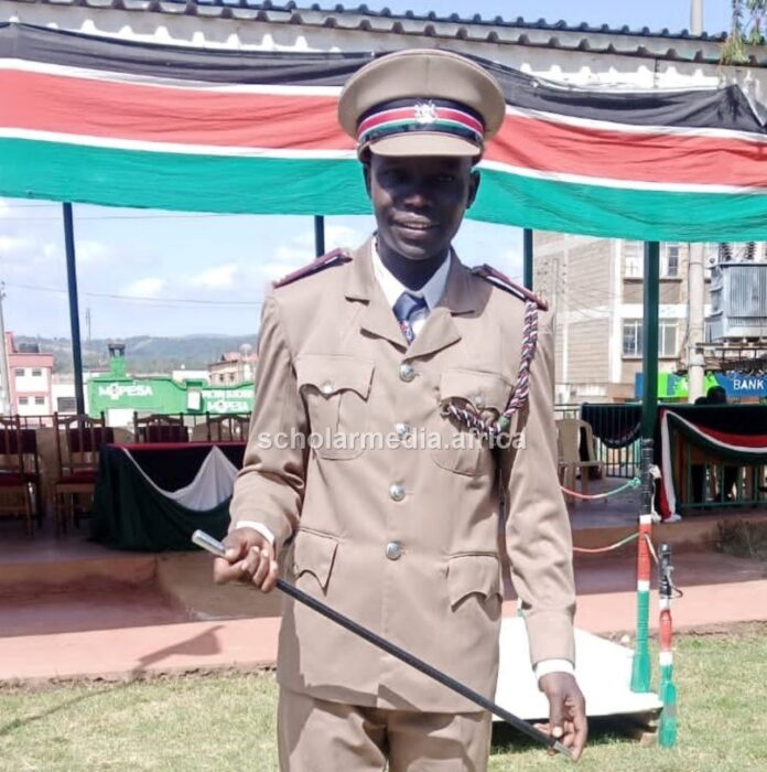 Assistant Chief Suleiman Omar. He has been fighting against drug abuse, illicit brews and other forms of lawlessness in Koibatek sub-county, Baringo County. PHOTO/Janet Kiriswo, The Scholar Media Africa.