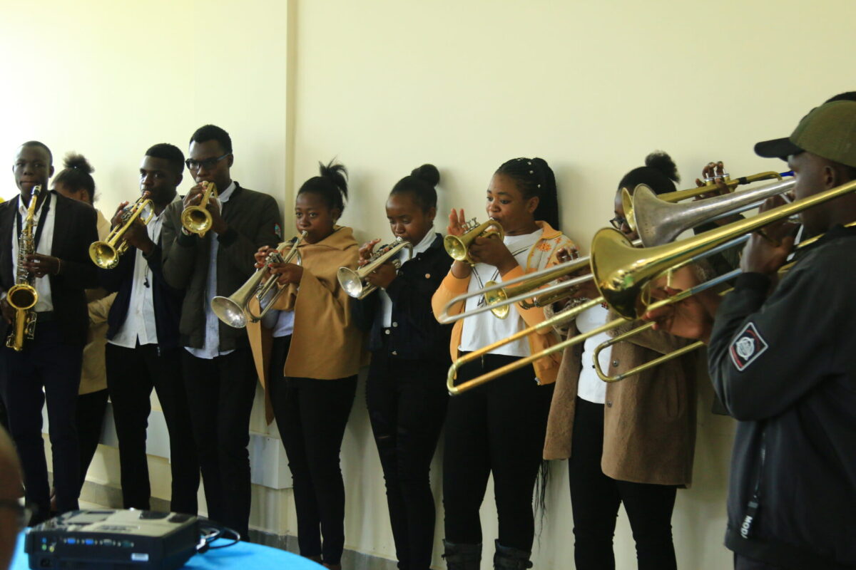 Kisii University Choir entertaining the delegates. PHOTO/Kisii University Media.