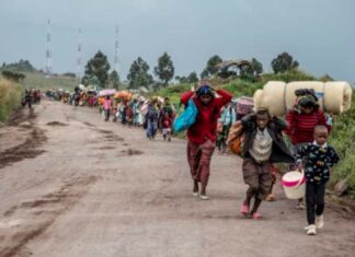 Why underreporting conflict-related sexual violence is catastrophic Congolese citizens fleeing war between Congolese forces and M23 rebels in the Democratic Republic of Congo in May 2022. When such conflicts erupt, women and children bear the bigger portion of the brunt. PHOTO/AP.