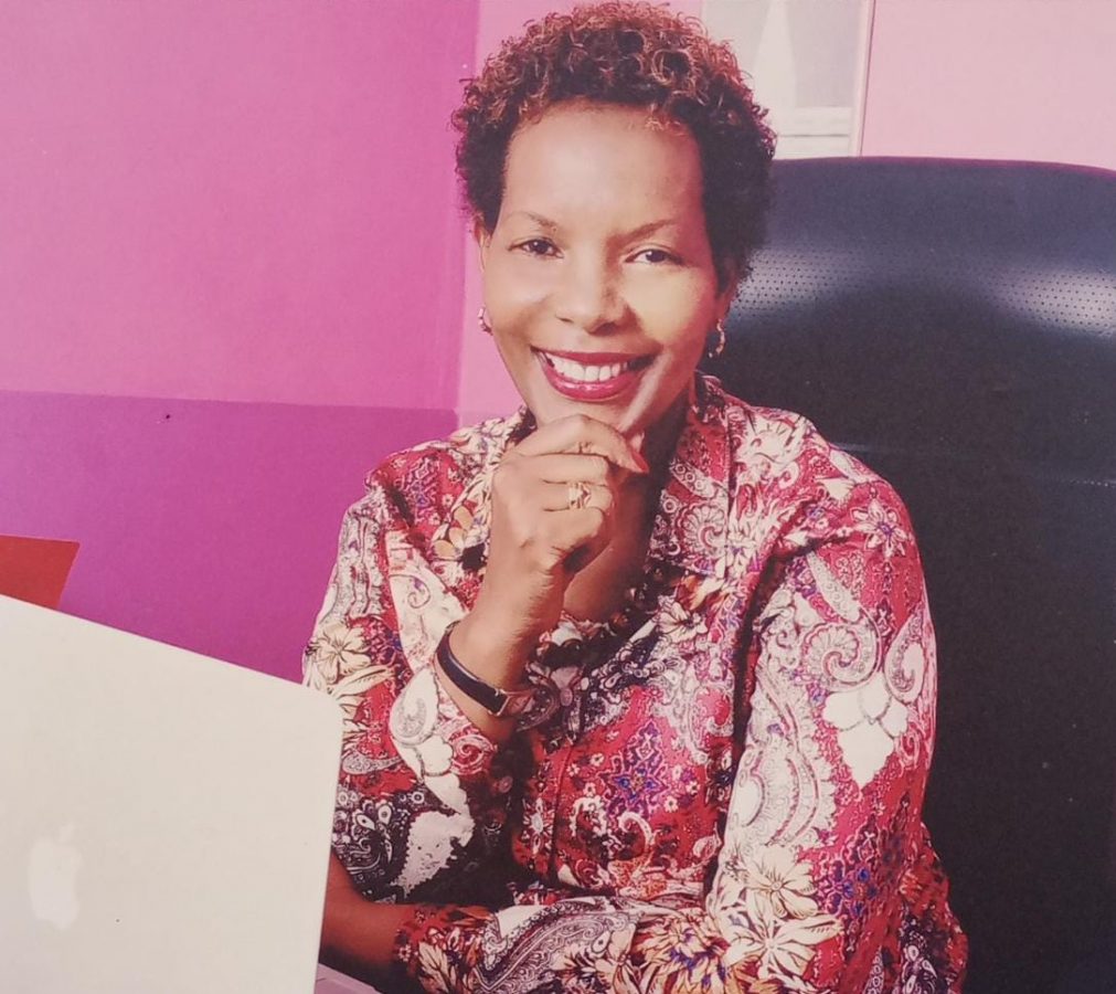 Mrs. Susan Gitau, the Sunshine School Director, in her office after the release of the 2022 KCPE exams results. PHOTO/Courtesy.