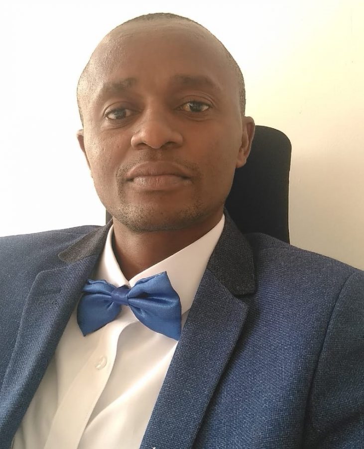 Mr. Silas Njiru, the Sunrise Garden School Head-teacher, during the interview on the just released KCPE examination performance. PHOTO/Njuguna Njoroge, The Scholar Media Africa.