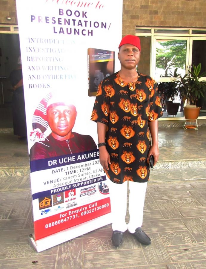 Uche Akunebu (Ph.D.), a Nigerian author, playwright, essaying, globally-reputed speaker and a teacher. He is also the head of Poets of the World, Nigeria. PHOTO/Courtesy.