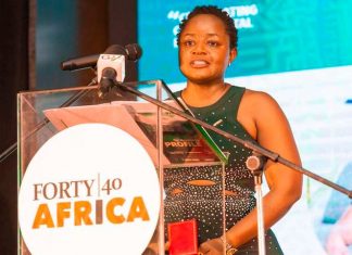 Nominees cling to hope as Forty Under 40 Africa Awards event draws nigh Ms. Maryben Omollo, a Kenyan entrepreneur and Founder, Greeneseal Cleaners, after scooping the Forty Under 40 Africa Award in Ghana on March 26, 2022. PHOTO/Courtesy.