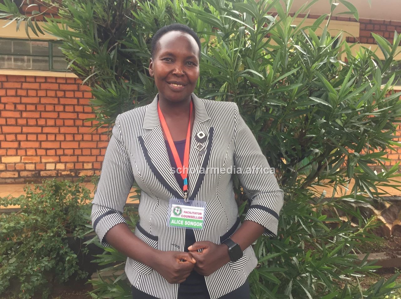 Alice Songok, Chair, Association of Professional Guidance and Counselling Teachers-Kenya (APGCT-K). PHOTO/Wangari Njoroge, Scholar Media Africa.