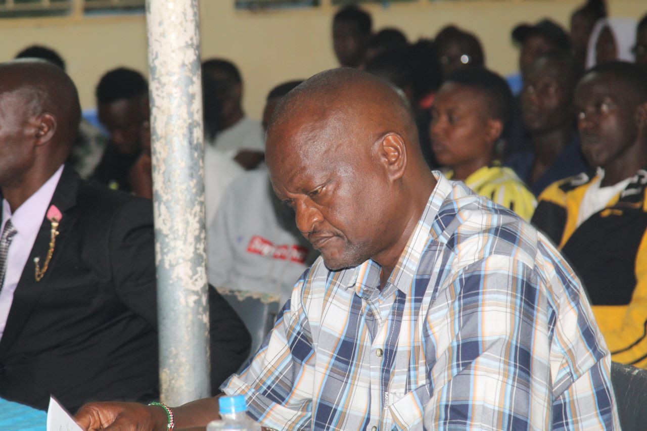 Obino Nyambane is a renowned choreographer and the Director of Culture in Kisii, following proceeds. PHOTO/Boaz Khuteka, KSU Media.