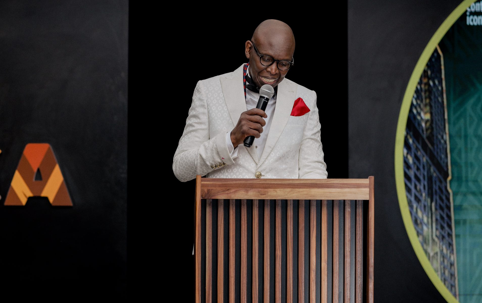 Mr. Kris Senanu, the Managing Director of Telkom Kenya and the head of Jury and representative of Eastern Africa. PHOTO/Xodus Comms.