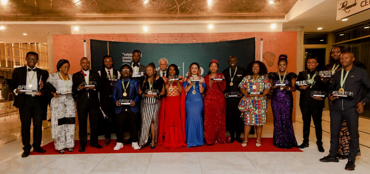 A section of the Forty Under 40 Africa awards winners pose for a photo after being awarded. The event was on March 25, 2023 at The Leonardo Hotel, South Africa. PHOTO/Xodus Communications.