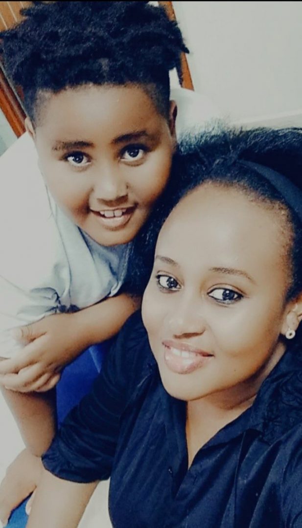 Aleem and his mother. PHOTO/Courtesy.