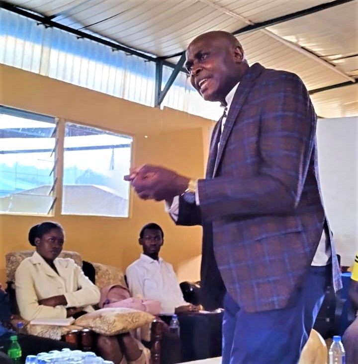 Dr. Okibo explaining more about the topic. PHOTO/Courtesy.