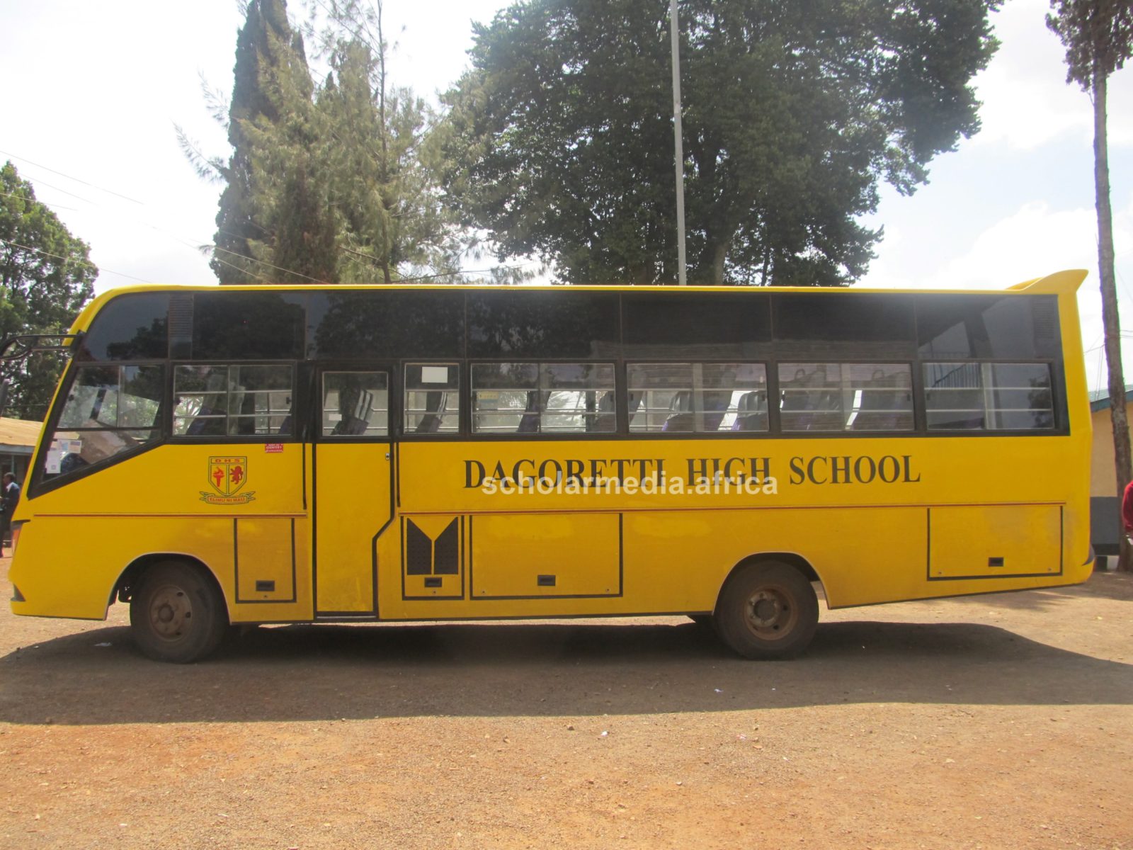 One of the buses owned by the school. PHOTO/Tebby Otieno, Scholar Media Africa.