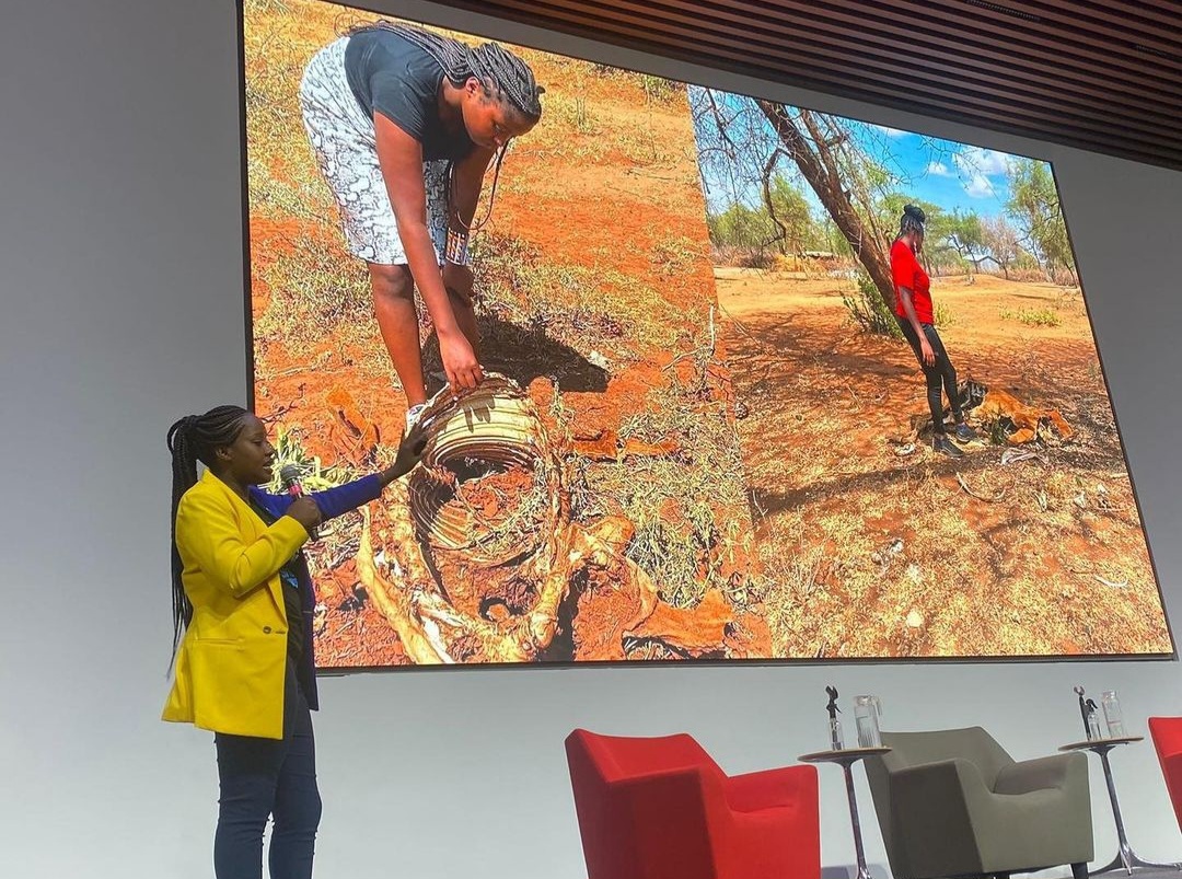Anita in Mexico, Talking to students and lecturers on climate change and sharing her journey as an SDG Champion. PHOTO/Courtesy. 