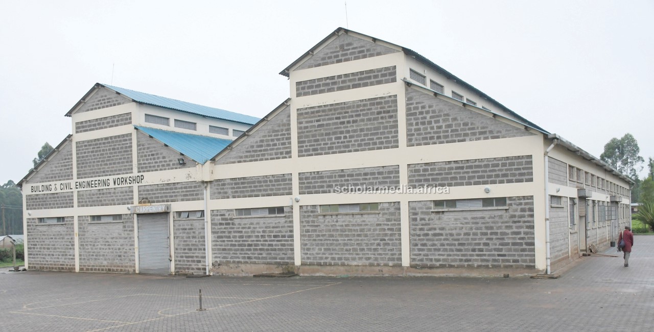 The institution's workshop, well-equipped to offer vital skills to the learners. PHOTO/Dan Nyamanga, Scholar Media Africa. 