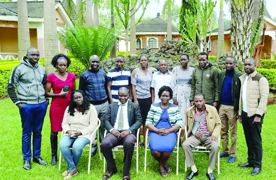 HoDs during one of the training sessions. Workshops, capacity-building sessions and mentorship for staff is regularly done at Tombe Girls to keep every staff member refreshed. PHOTO/Tombe Girls. 