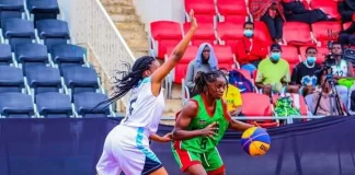 The 3 on 3 basketball was recently introduced in Kenya and has taken root in the country's games. PHOTO/Federation of International Basketball (FIBA).