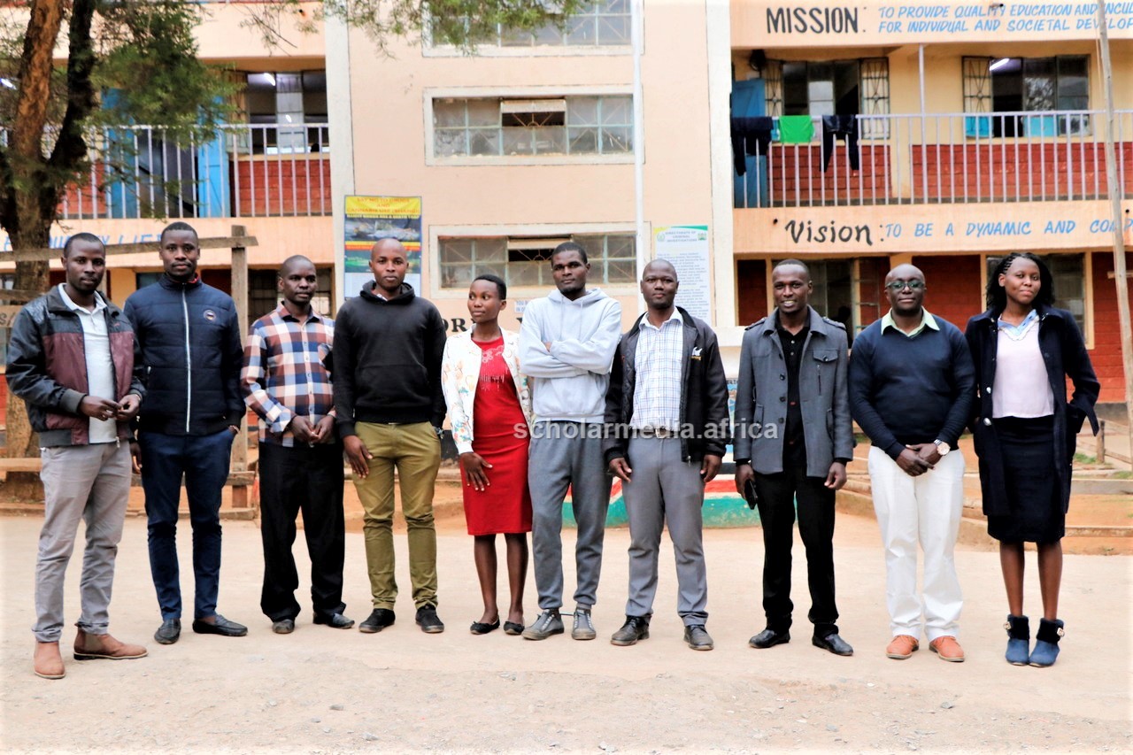 A section of the teachers at the institution. PHOTO/Dan Nyamanga, Scholar Media Africa. 