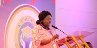 The burning flames of KEWOTA restoring teachers’ dignity, pride in Kenya KEWOTA CEO Benta Opande, giving her remarks. The idea of starting KEWOTA came to her during her career in the teaching fraternity until she shared it three years later with her destiny makers and connectors. PHOTO/Courtesy.