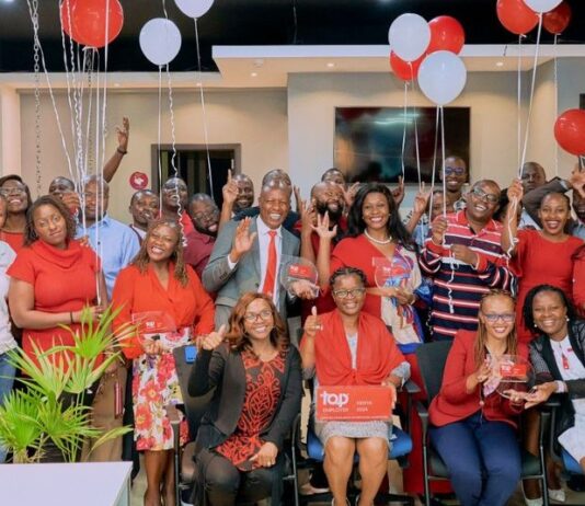 AstraZeneca sets industry standards with Top Employer, Best Workplace Certifications AstraZeneca staff celebrating. PHOTO/AstraZeneca.