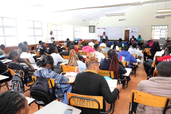 Media Council of Kenya (MCK) Meru Regional Coordinator Jackson Karanja during a past mentorship event at Meru National Polytechnic on September 23, 2024. PHOTO/MCK.